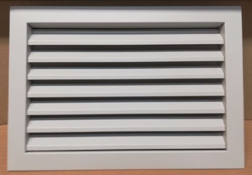 Kratka STAŁA lakierowana - do otworu 300x200 mm - metalowe kratki  - kratka kolorowa - biała, czarna, antracyt, grafit, szara, kremowa, ecru, kratka biała, czarna, antracyt, grafit, szara, kremowa, ecru, Inox, Inox Satyna, Chrom, kolorowa RAL