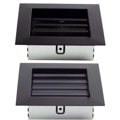 Kratka Zamykana z żaluzjami do otworu 85x180