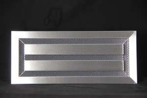 Kratka CIACHO 34x19 stal nierdzewna Satyna, Chrom