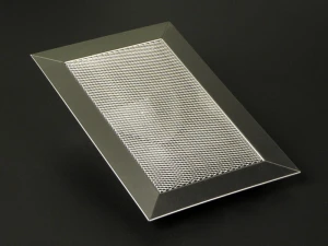 Kratka z siatką SiSi - Siatka 15x15 - do otworu 122x122 mm - metalowa wentylacyjna  kratka kolorowa - biała, czarna, antracyt, grafit, szara, kremowa, ecru, miodowa