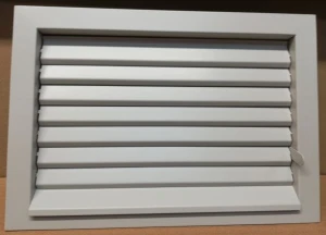 Kratka Zamykana lakierowana - do otworu 300x200 mm - metalowe kratki lakierowane RAL 7047