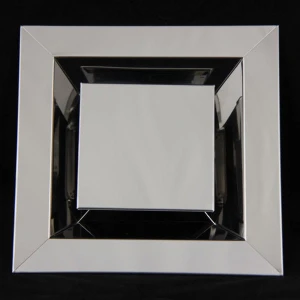 Kratka NEMO 19x21 - kratka nierdzewna Biała, Czarna, Kolorowa RAL, Satyna, Chrom, InoxSatyna, Chrom, Mat