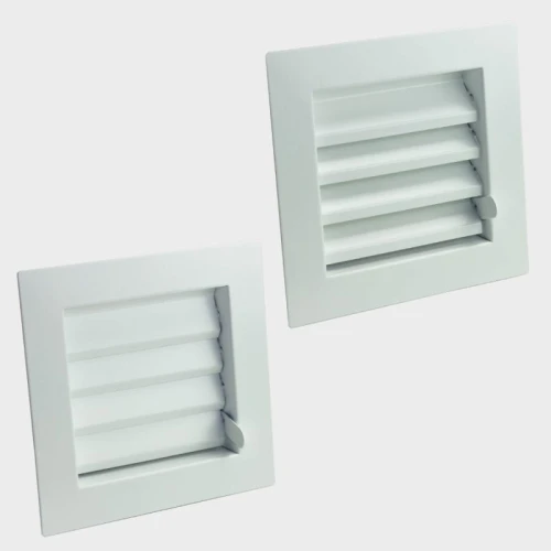 Kolorowa Zamykana do otworu 122x167 mm - metalowa kratka kolorowa - biała, czarna, antracyt, grafit, szara, kremowa, ecru, miodowa