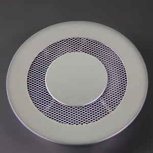 Kratka Okrągła Ślicznotka fi 125 (otwór 100 mm) - kratka nierdzewna Biała, Czarna, Kolorowa RAL, Satyna, Chrom, Inox