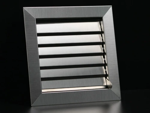 Kratka Zamykana 20x20 - do otworu 167x167 mm - metalowe kratki nierdzewne Biała, Czarna, Kolorowa RAL, Satyna, Chrom, Inox