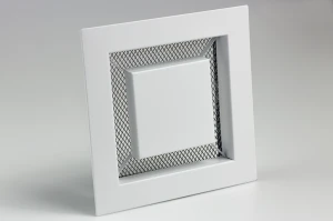 Kratka ŚLICZNOTKA - do otworu 140x140 mm - ozdobna kratka wentylacyjna nierdzewna Biała, Czarna, Kolorowa RAL, Satyna, Chrom, Inox