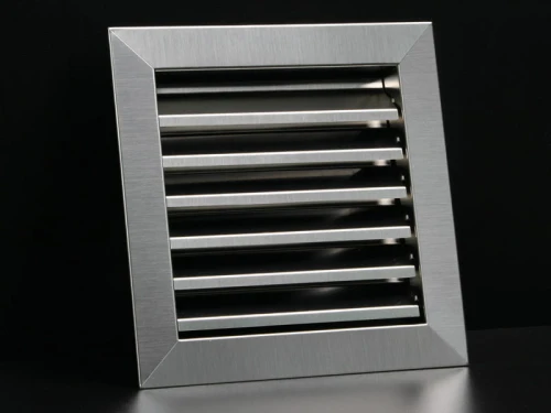 Kratka Stała 17x17 - do otworu 144x144 mm - metalowa kratka nierdzewna Biała, Czarna, Kolorowa RAL, Satyna, Chrom, Inox