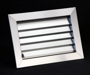 Wentylacyjna Kratka z żaluzjami Zamykana 20x17 - od otworu minimum 167x144 mm  - kratka nierdzewna Biała, Czarna, Kolorowa RAL, Satyna, Chrom, Inox