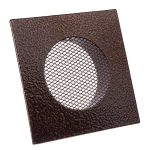 Kratka QWADRAT z siatką 190 (otwór fi 150 mm) - kratka nierdzewna Biała, Czarna, Antracyt, Grafit, Szara, Kremowa, Ecru, Inox, Inox Satyna, Chrom, kolorowa RAL