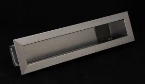 Kratka AIR do otworu 800x60 mm - kratki kominkowe nierdzewne Biała, Czarna, Antracyt, Grafit, Szara, Kremowa, Ecru, Inox, Satyna, Chrom